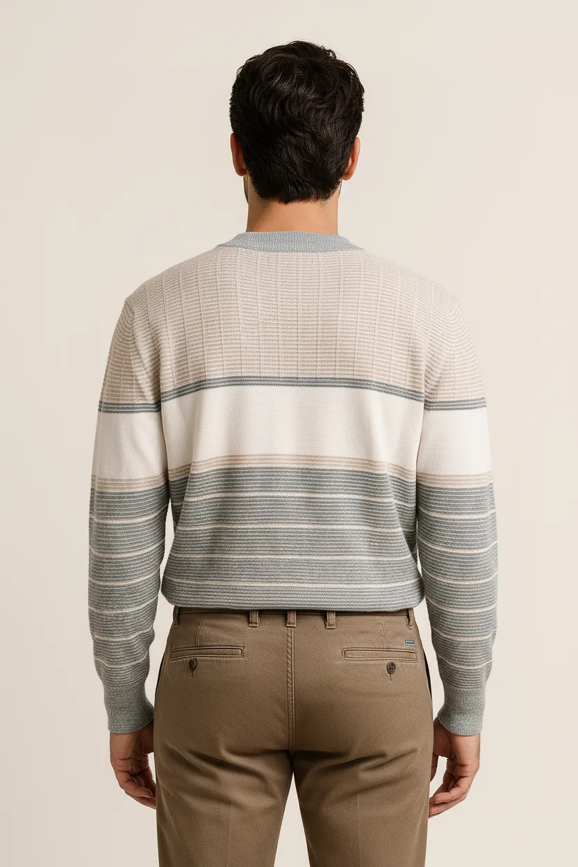 soft kintted pullover for men2